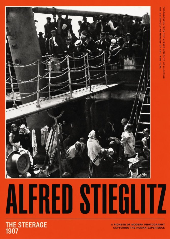 Alfred Stieglitz The Steerage – 1907 No6 - Affiche