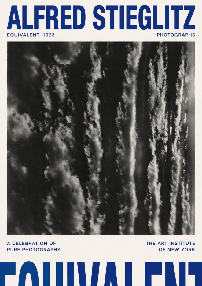 Alfred Stieglitz Equivalent I No4 - Affiche