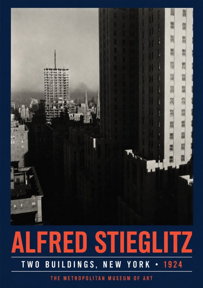 Alfred Stieglitz Two Buildings, New York No2 - Affiche