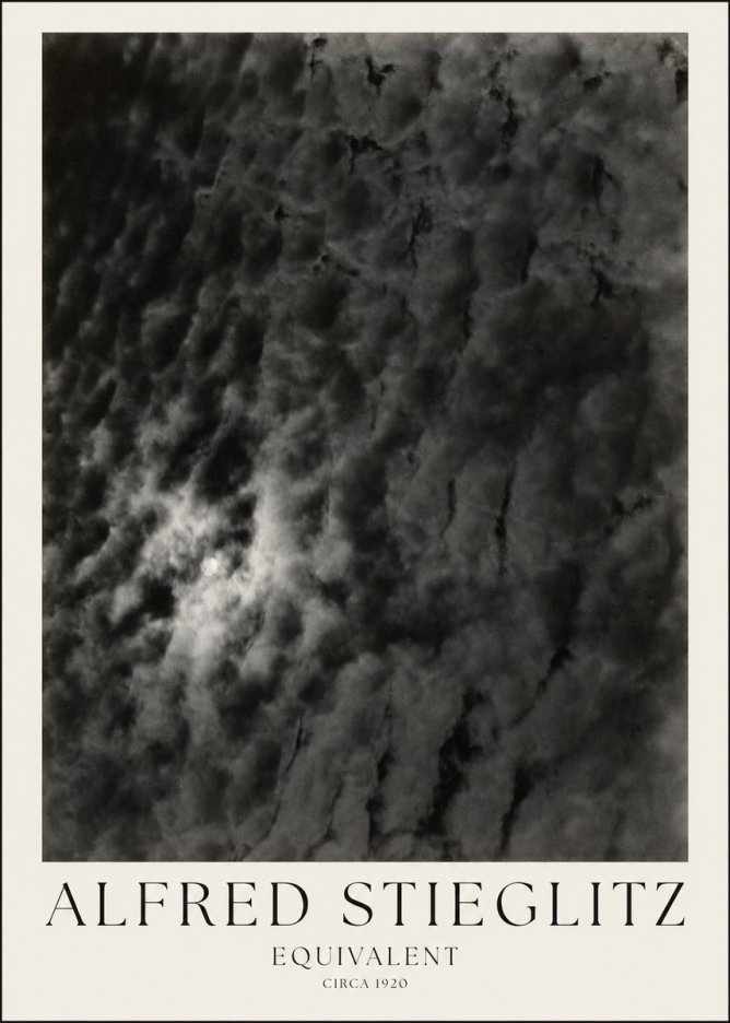 Alfred Stieglitz Equivalent II No1 - Affiche