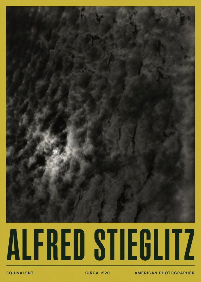 Alfred Stieglitz Equivalent II No4 - Affiche