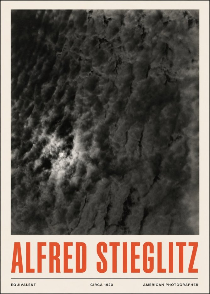 Alfred Stieglitz Equivalent II No6 - Affiche