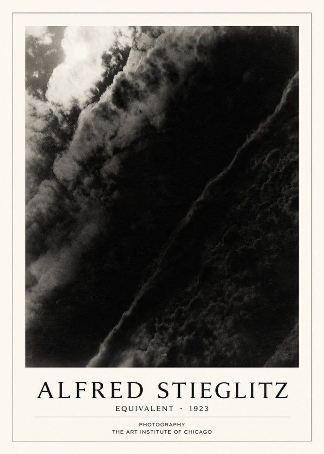 Alfred Stieglitz Equivalent III No3 - Affiche