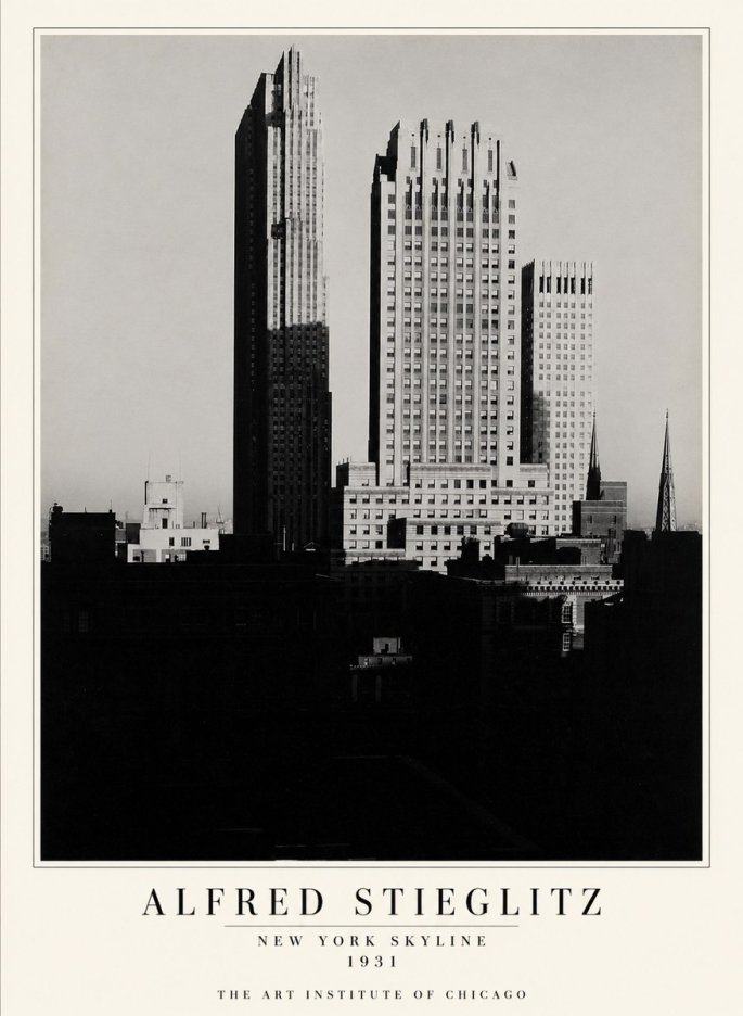 Alfred Stieglitz New York Skyline No1 - Affiche