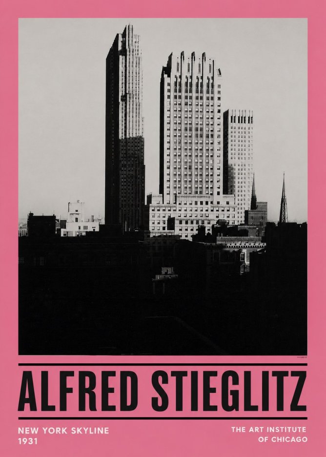 Alfred Stieglitz New York Skyline No4 - Affiche