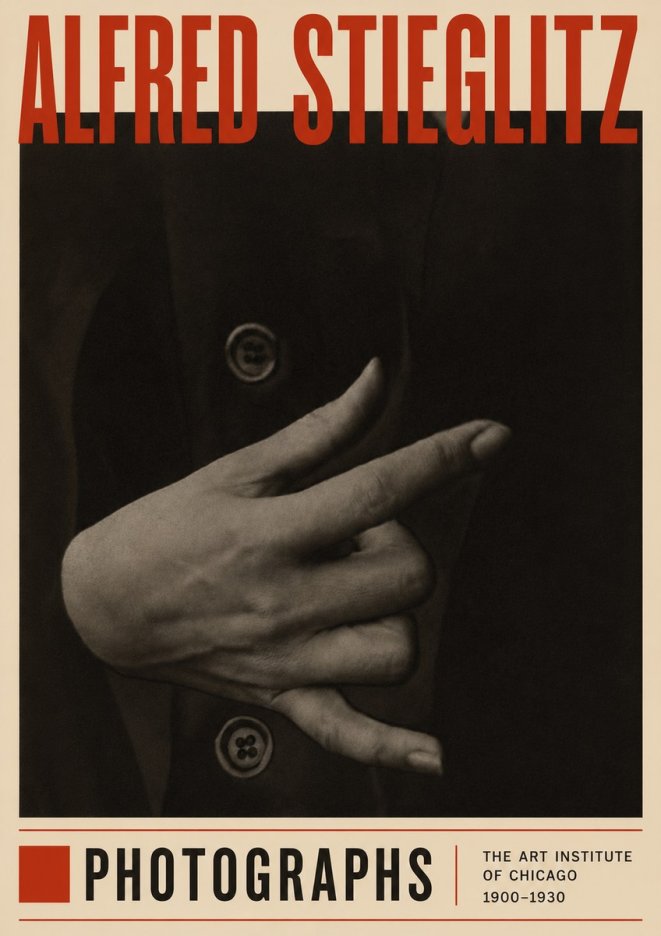 Alfred Stieglitz Hands No4 - Affiche