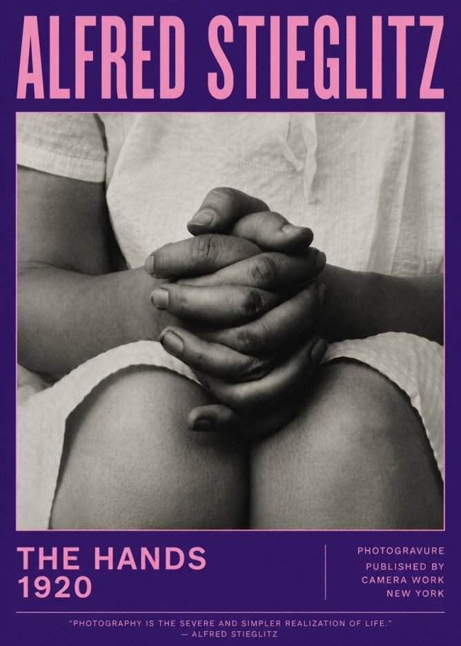 Alfred Stieglitz The Hands No6 - Affiche
