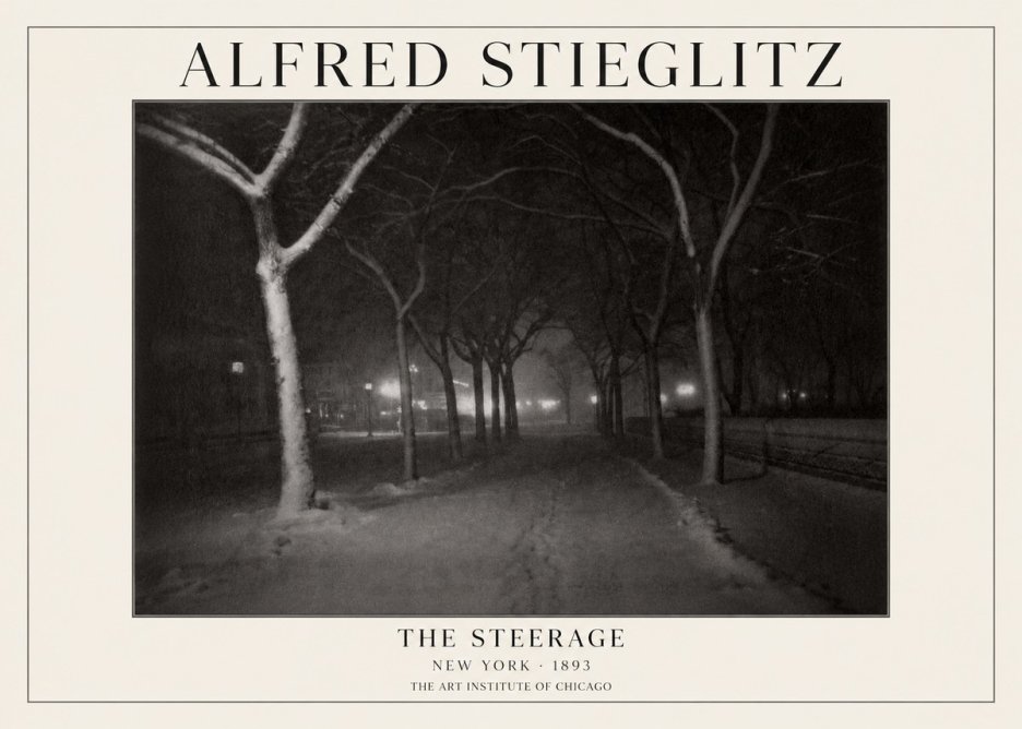 Alfred Stieglitz Winter—fifth Avenue, New York No4 - Affiche