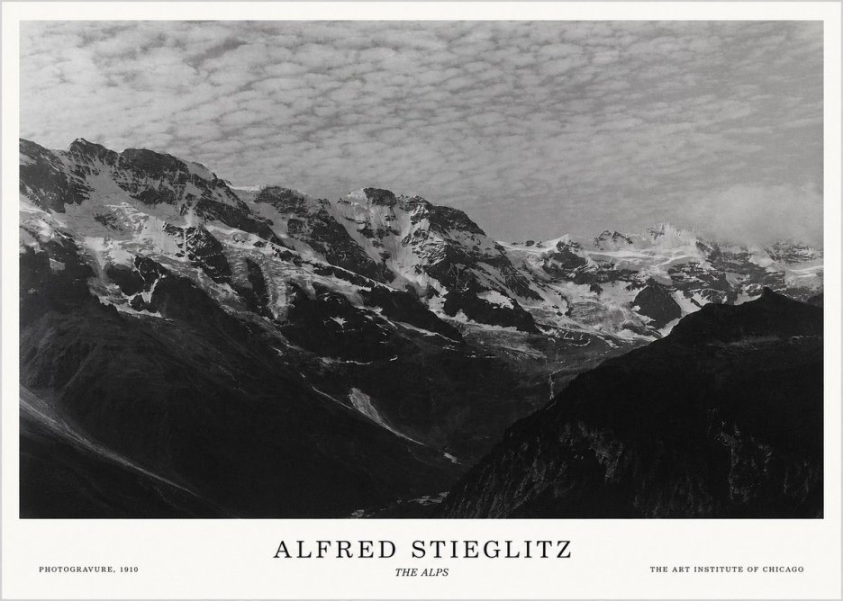 Alfred Stieglitz The Alps No1 - Affiche