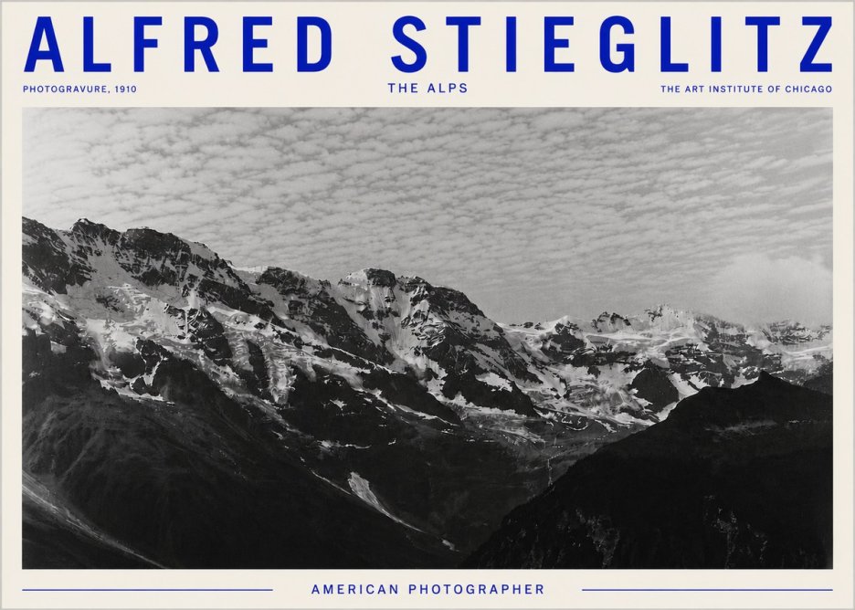 Alfred Stieglitz The Alps No5 - Affiche