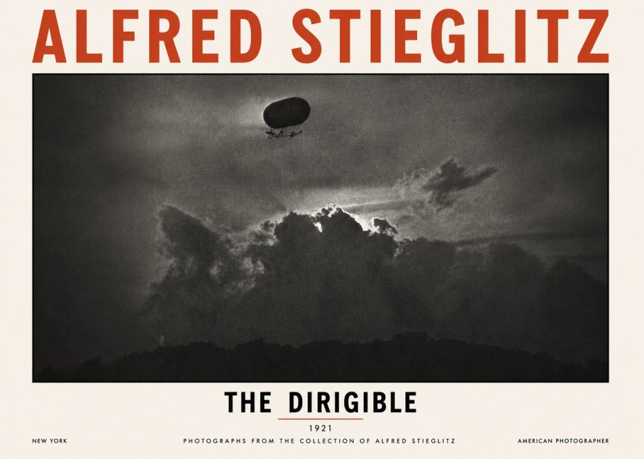 Alfred Stieglitz The Dirigible No6 - Affiche