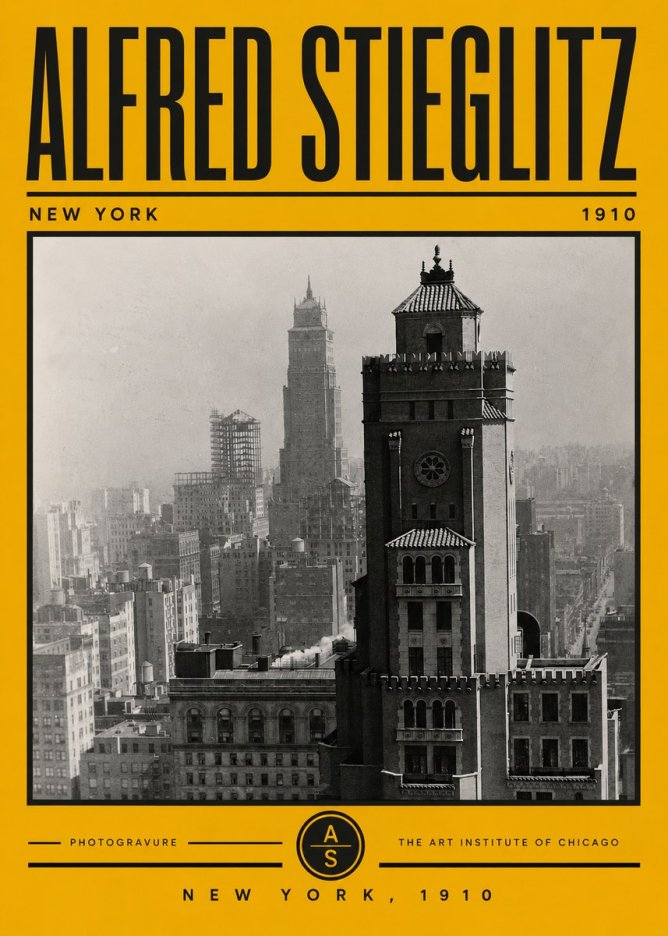 Alfred Stieglitz New York No5 - Affiche