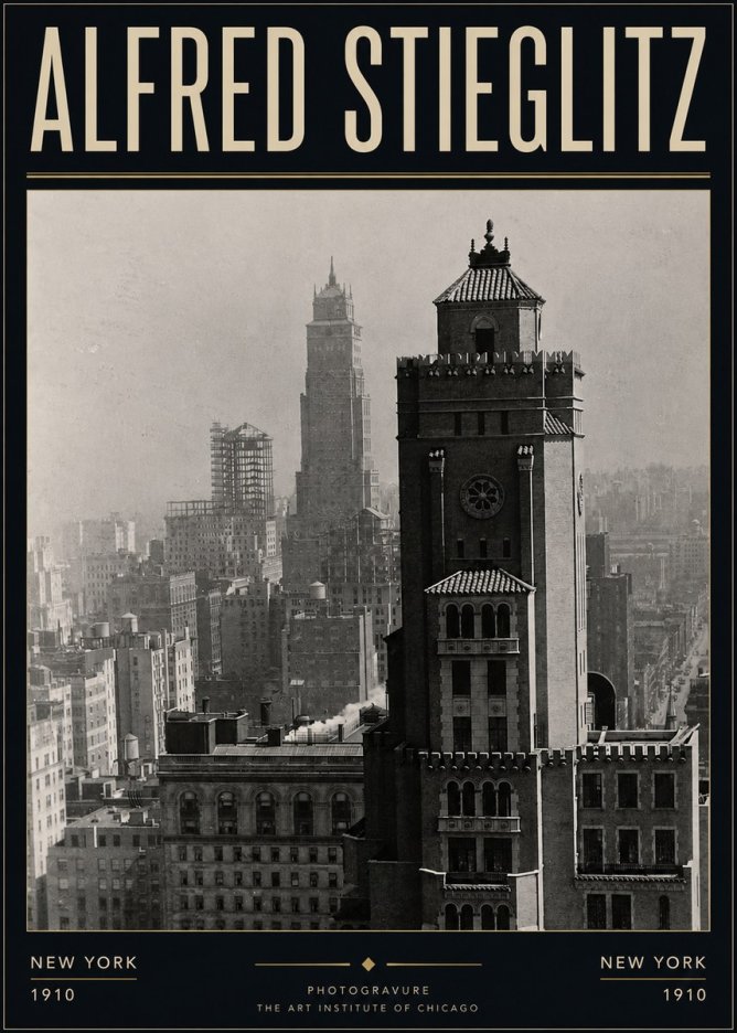 Alfred Stieglitz New York No6 - Affiche