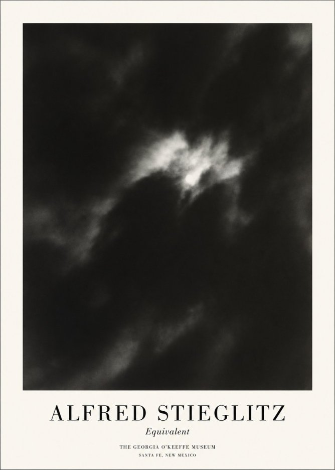 Alfred Stieglitz Equivalent IV No1 - Affiche