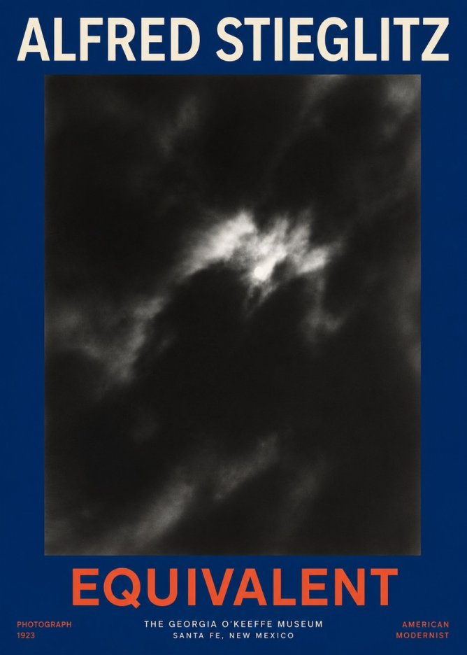 Alfred Stieglitz Equivalent IV No4 - Affiche