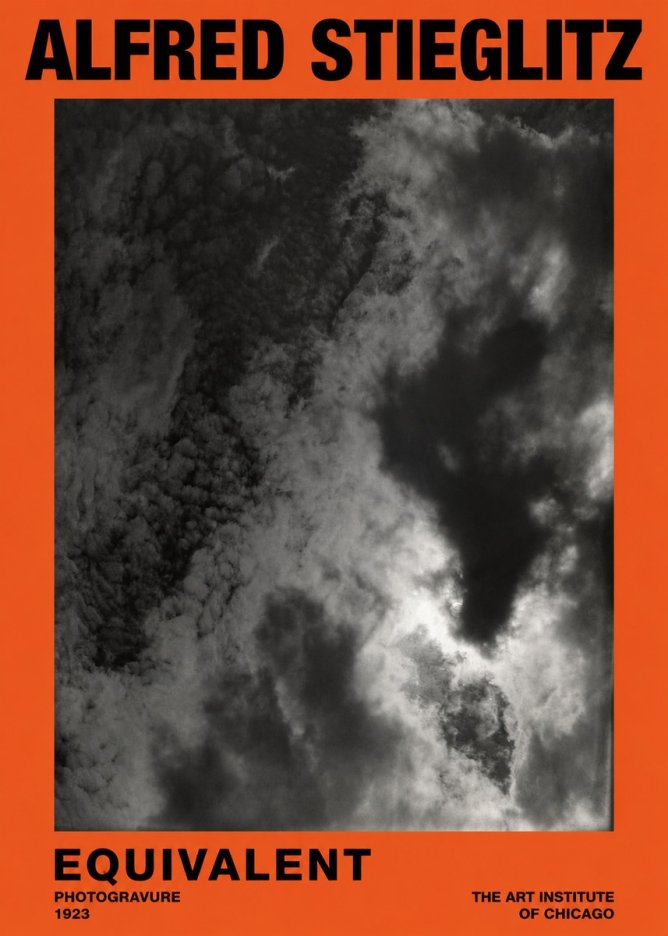 Alfred Stieglitz Equivalent V No2 - Affiche