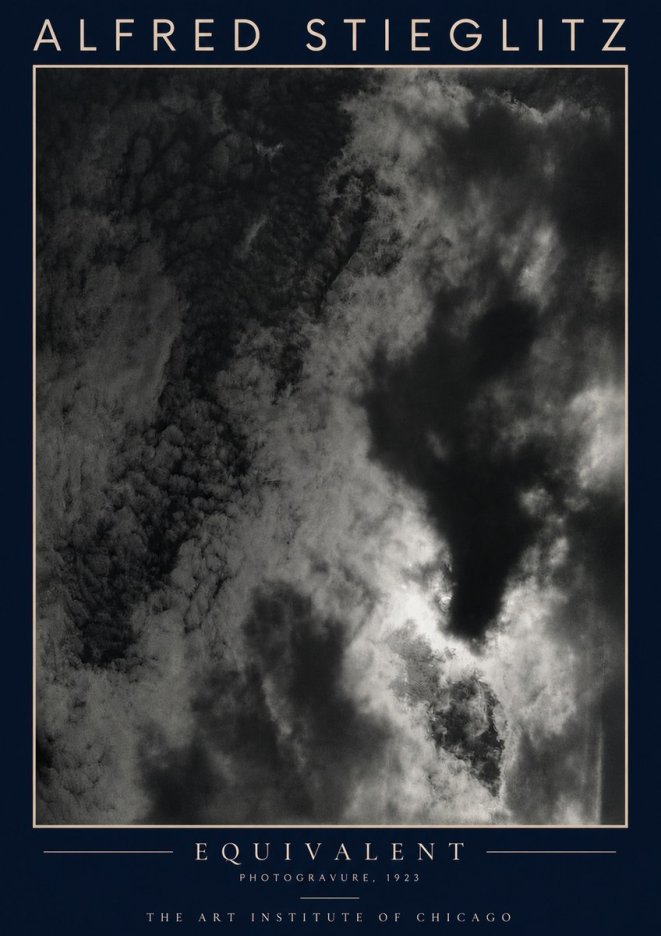 Alfred Stieglitz Equivalent V No4 - Affiche