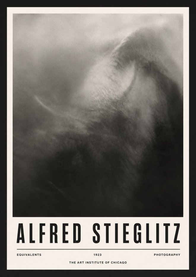 Alfred Stieglitz Equivalents III No4 - Affiche