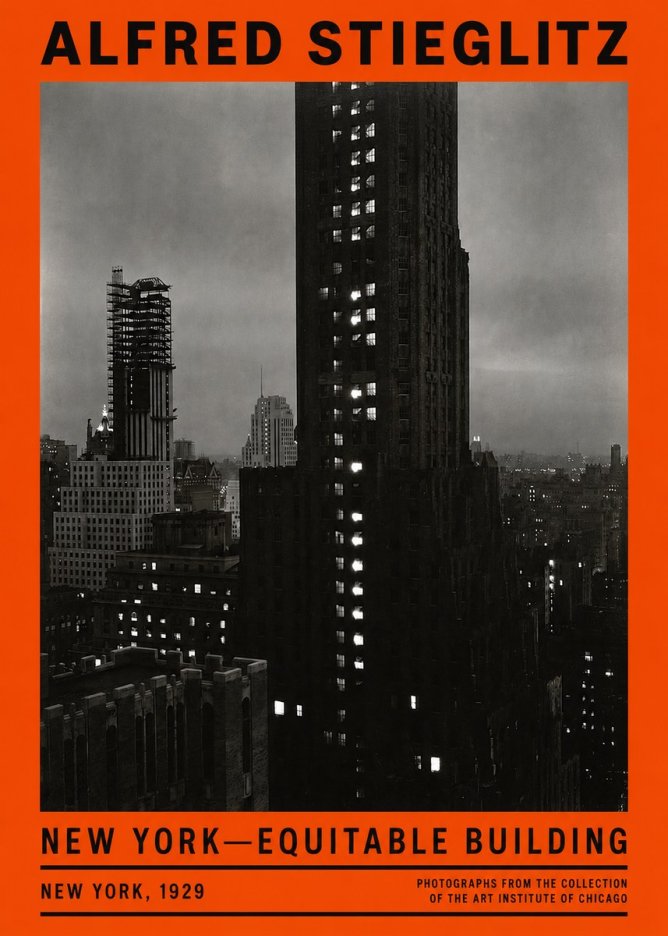Alfred Stieglitz New York—equitable Building No2 - Affiche