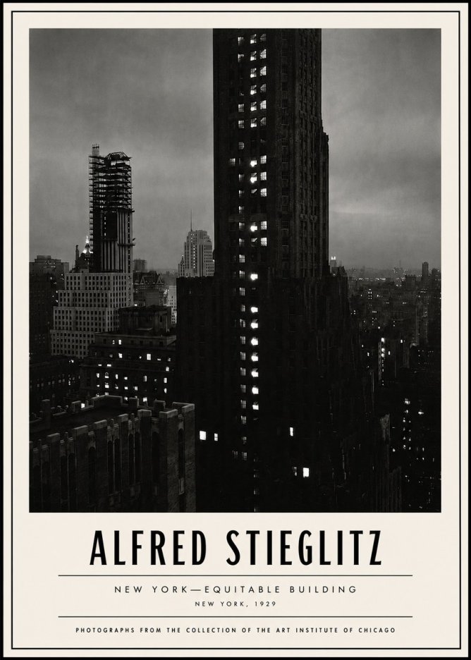 Alfred Stieglitz New York—equitable Building No3 - Affiche