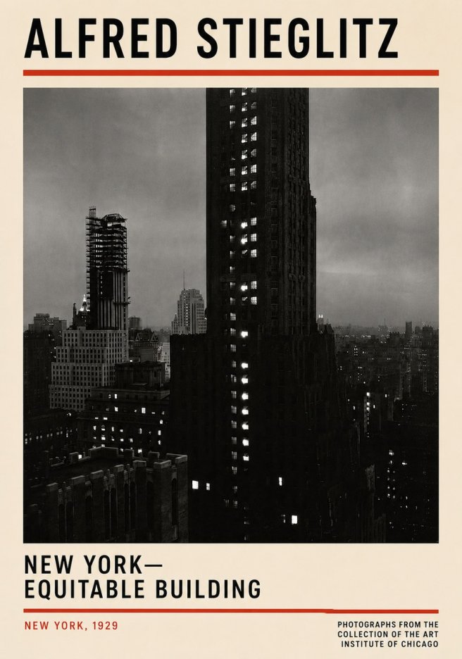 Alfred Stieglitz New York—equitable Building No6 - Affiche