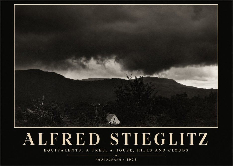 Alfred Stieglitz Equivalent VI No4 - Affiche