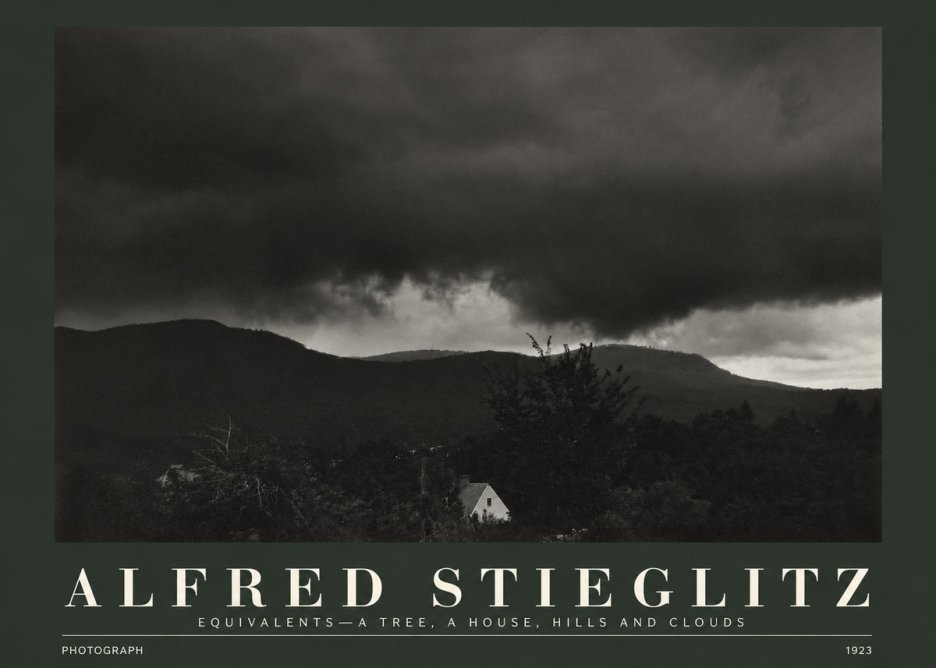 Alfred Stieglitz Equivalent VI No5 - Affiche