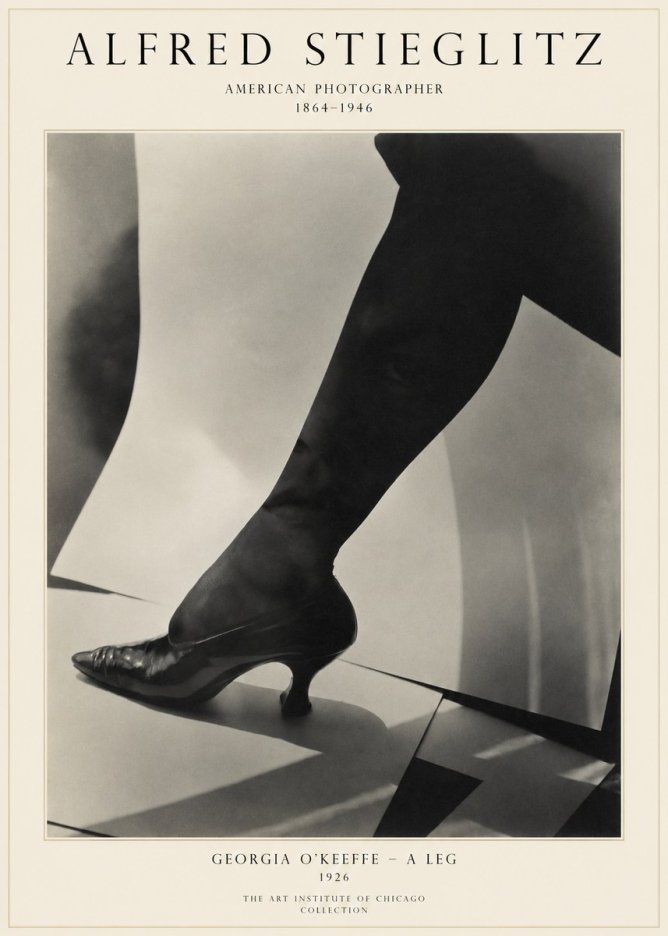 Alfred Stieglitz Georgia O'keeffe – a Leg No1 - Affiche