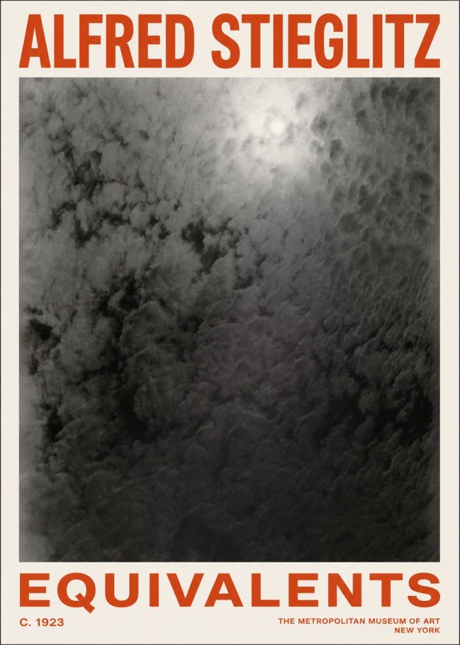 Alfred Stieglitz Equivalents IV No2 - Affiche