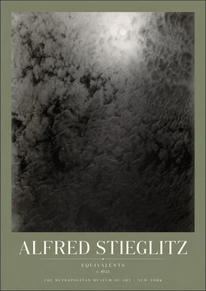 Alfred Stieglitz Equivalents IV No3 - Affiche