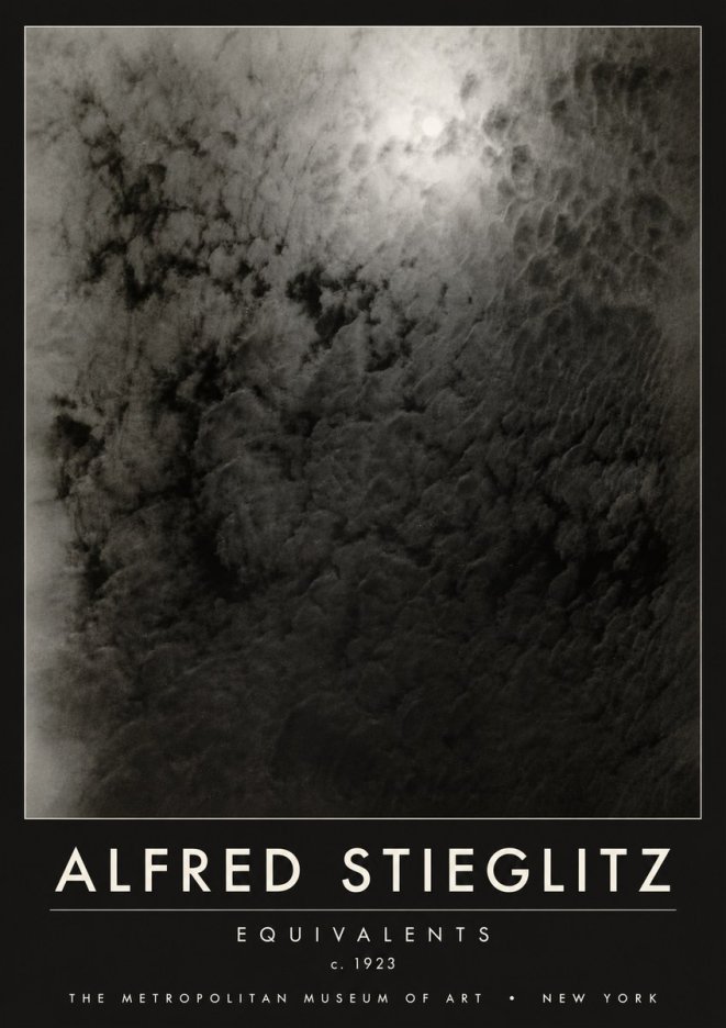 Alfred Stieglitz Equivalents IV No6 - Affiche