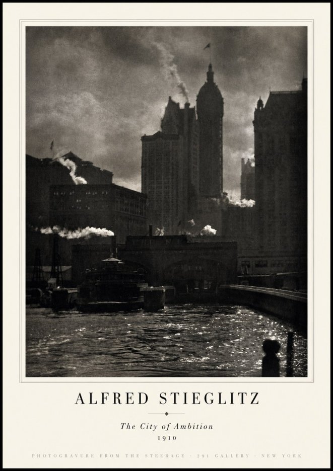 Alfred Stieglitz The City. New York No5 - Affiche