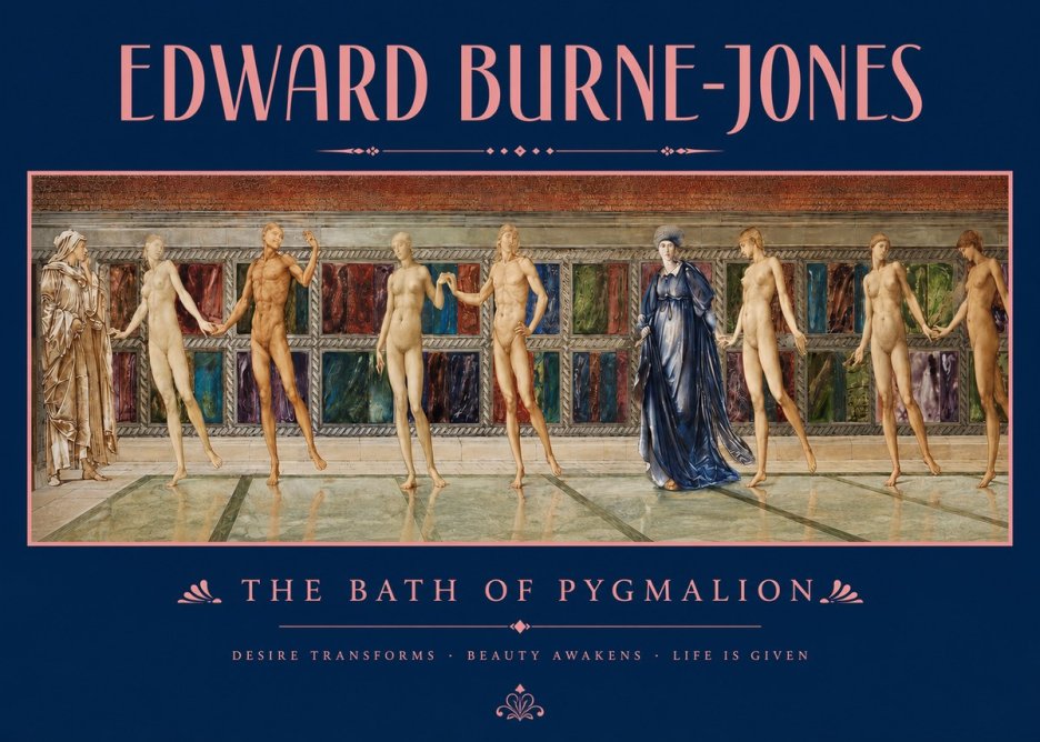 Edward Burne-Jones The Bath of Pygmalion No2 - Affiche