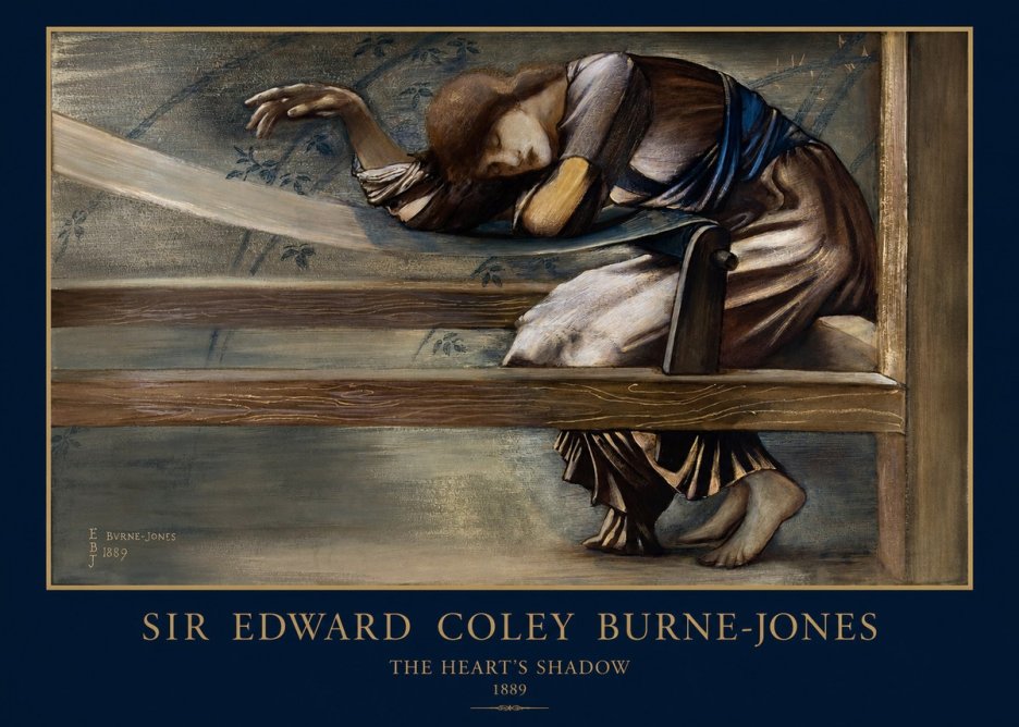 Edward Burne-Jones The Heart's Shadow No1 - Affiche