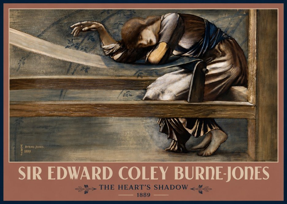 Edward Burne-Jones The Heart's Shadow No5 - Affiche