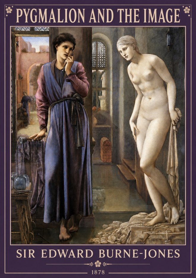 Edward Burne-Jones Pygmalion and the Image No4 - Affiche