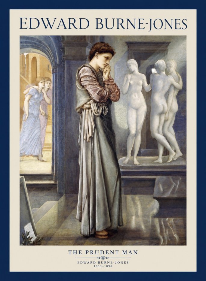 Edward Burne-Jones The Prudent Man No1 - Affiche