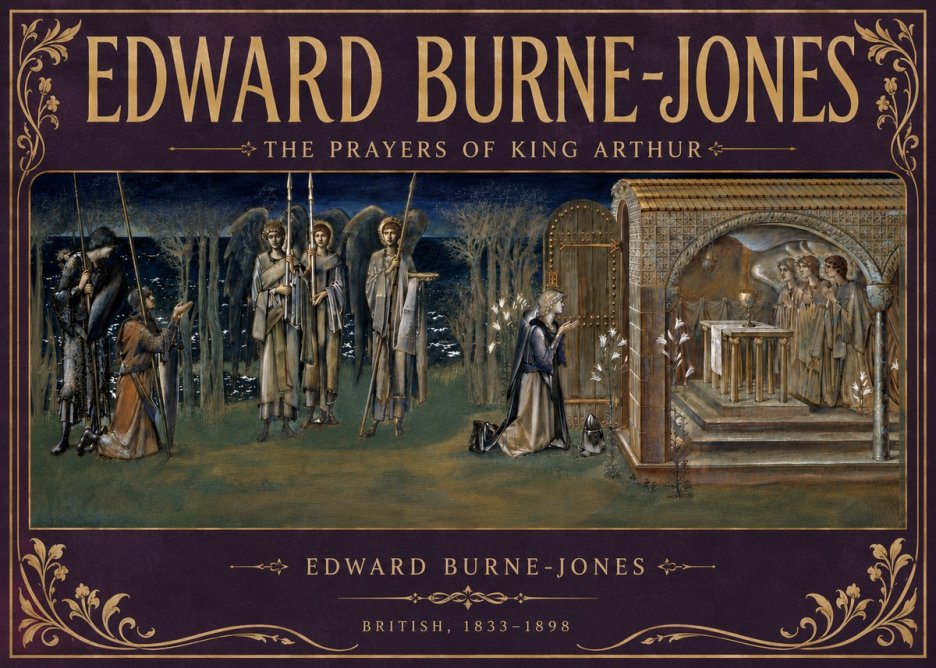 Edward Burne-Jones The Prayers of King Arthur No5 - Affiche