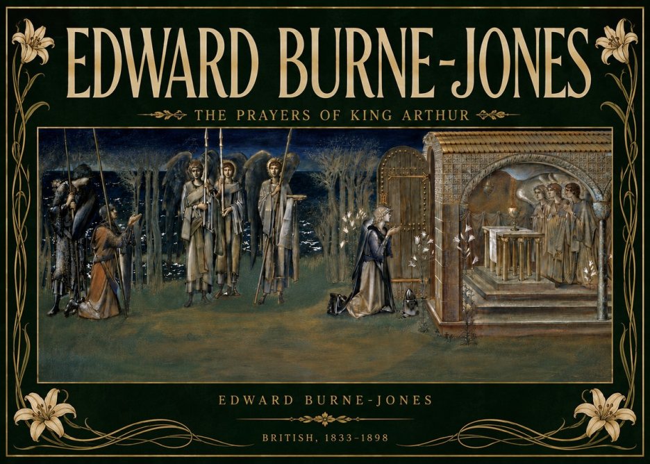 Edward Burne-Jones The Prayers of King Arthur No6 - Affiche