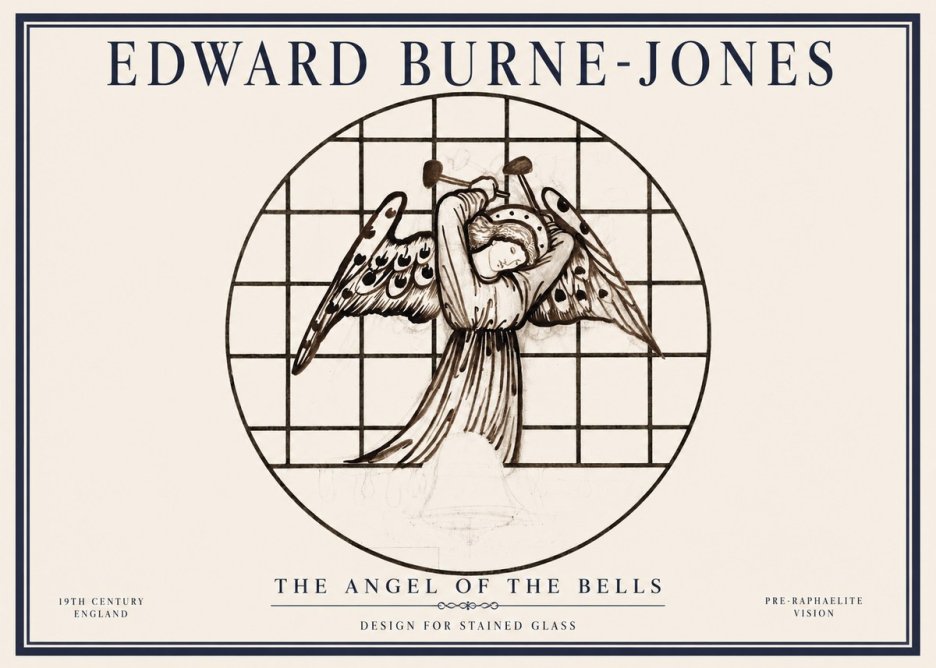 Edward Burne-Jones The Angel of the Bells No1 - Affiche