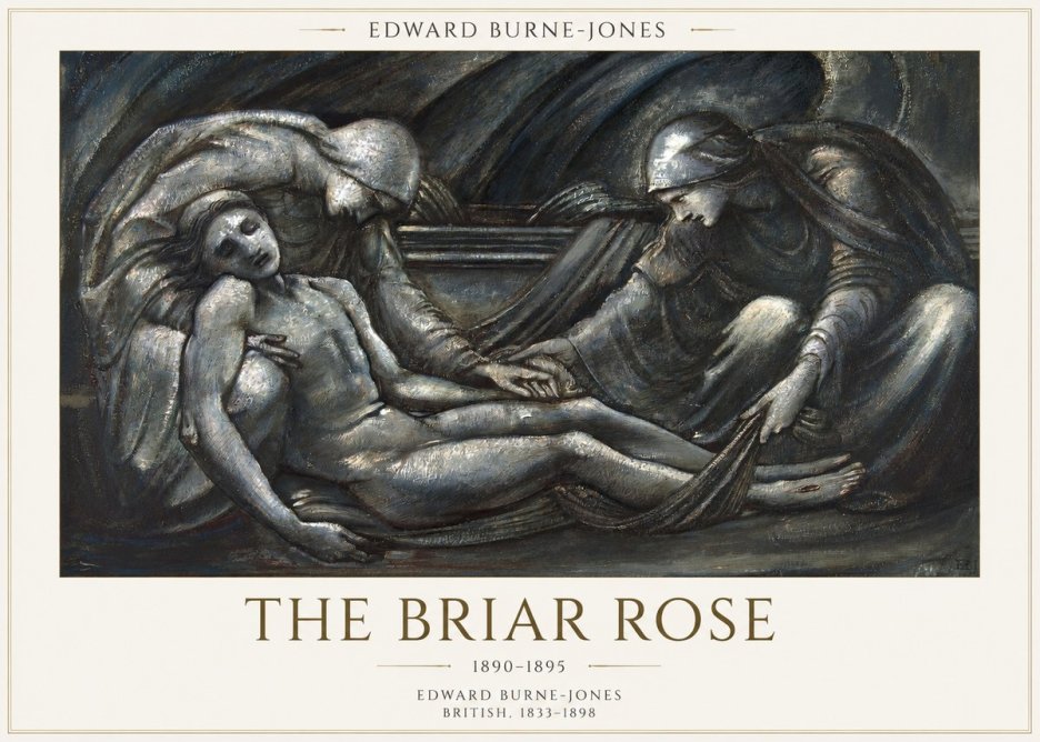 Edward Burne-Jones The Briar Rose No1 - Affiche
