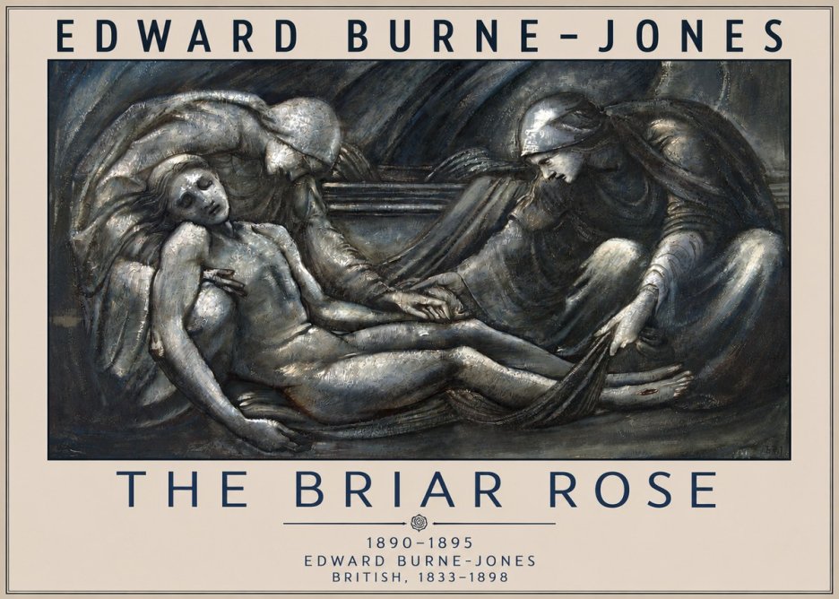 Edward Burne-Jones The Briar Rose No3 - Affiche