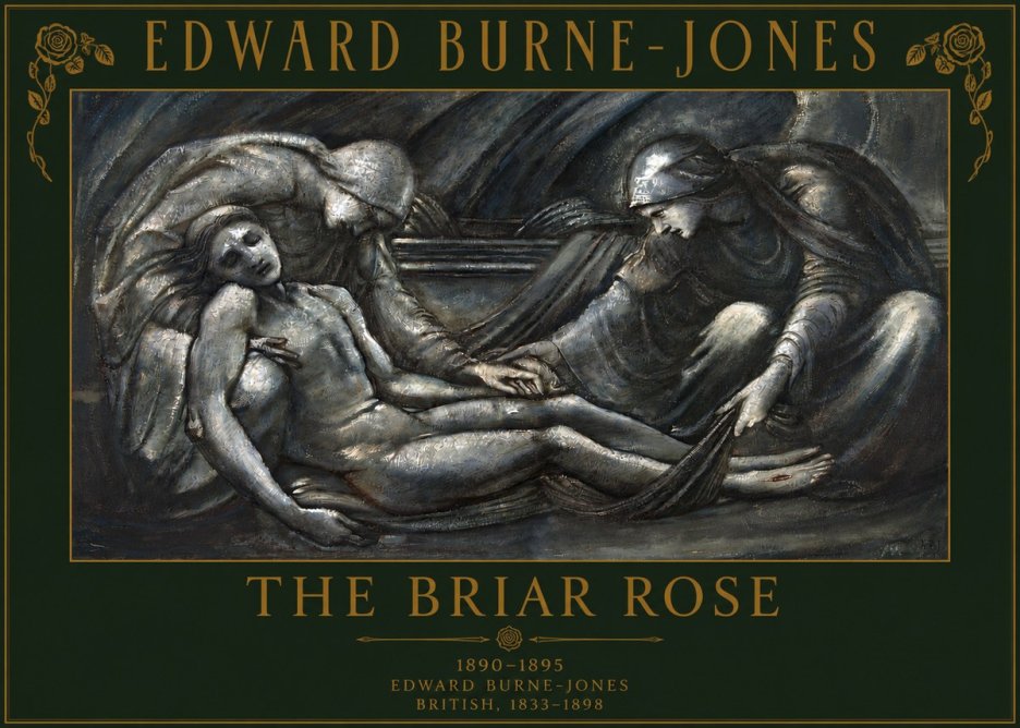 Edward Burne-Jones The Briar Rose No4 - Affiche