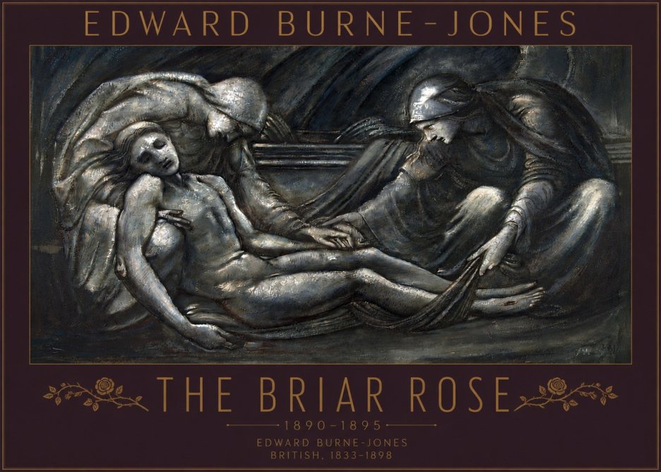 Edward Burne-Jones The Briar Rose No5 - Affiche