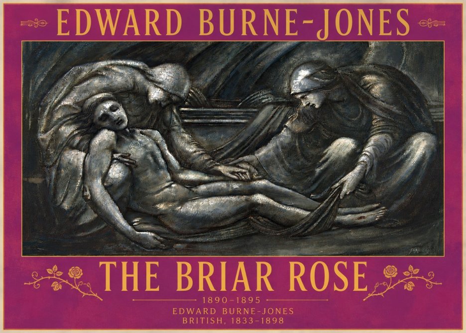 Edward Burne-Jones The Briar Rose No6 - Affiche