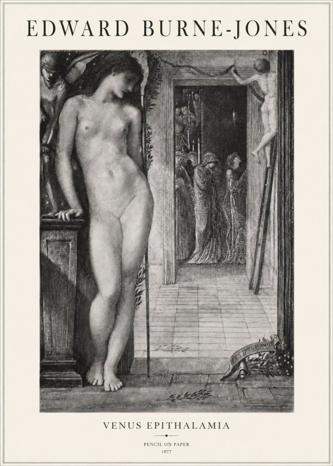Edward Burne-Jones Venus Epithalamia No1 - Affiche