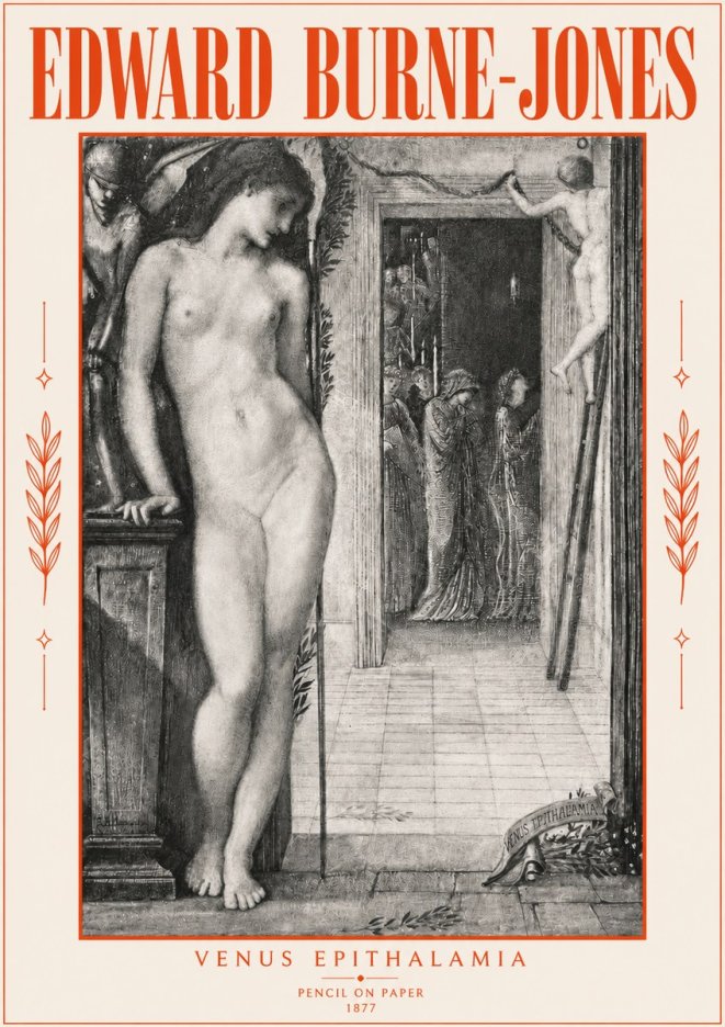 Edward Burne-Jones Venus Epithalamia No5 - Affiche
