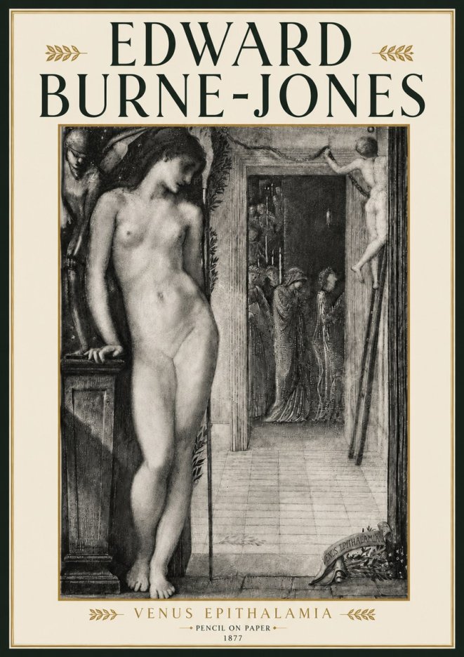 Edward Burne-Jones Venus Epithalamia No6 - Affiche