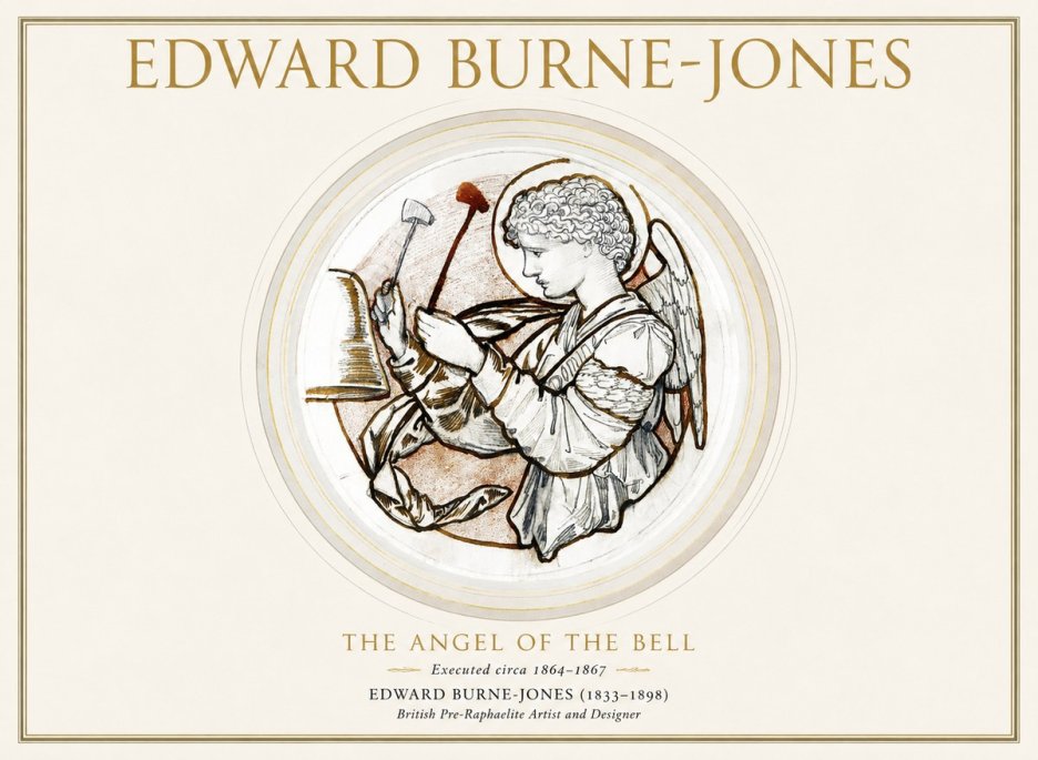 Edward Burne-Jones The Angel of the Bell No1 - Affiche