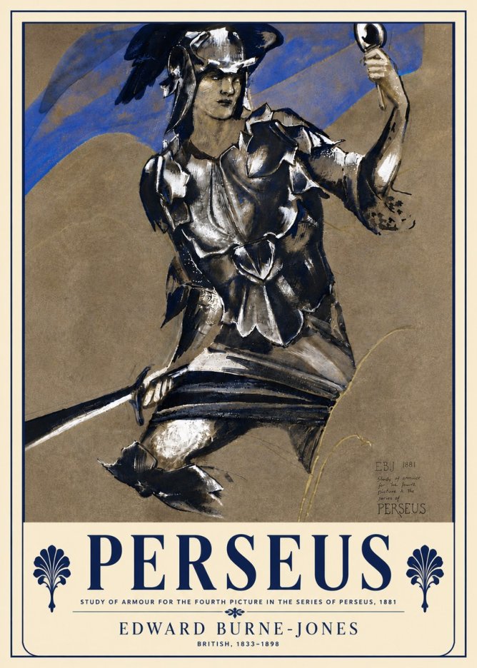 Edward Burne-Jones Perseus No6 - Affiche